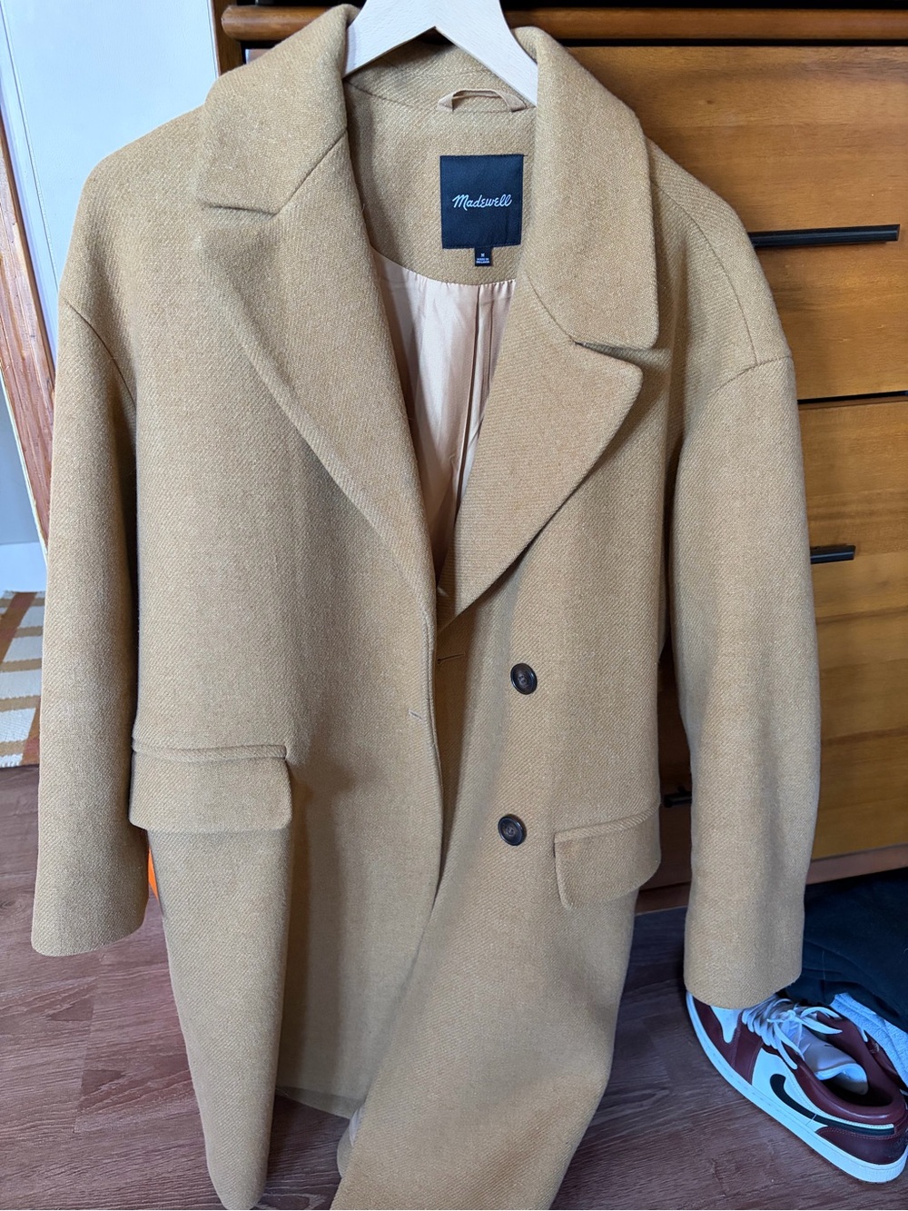 Madewell Camel Coat M